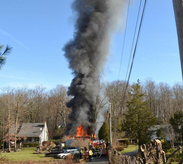 Garage Fire - Hauck Rd. - 11/21/2013